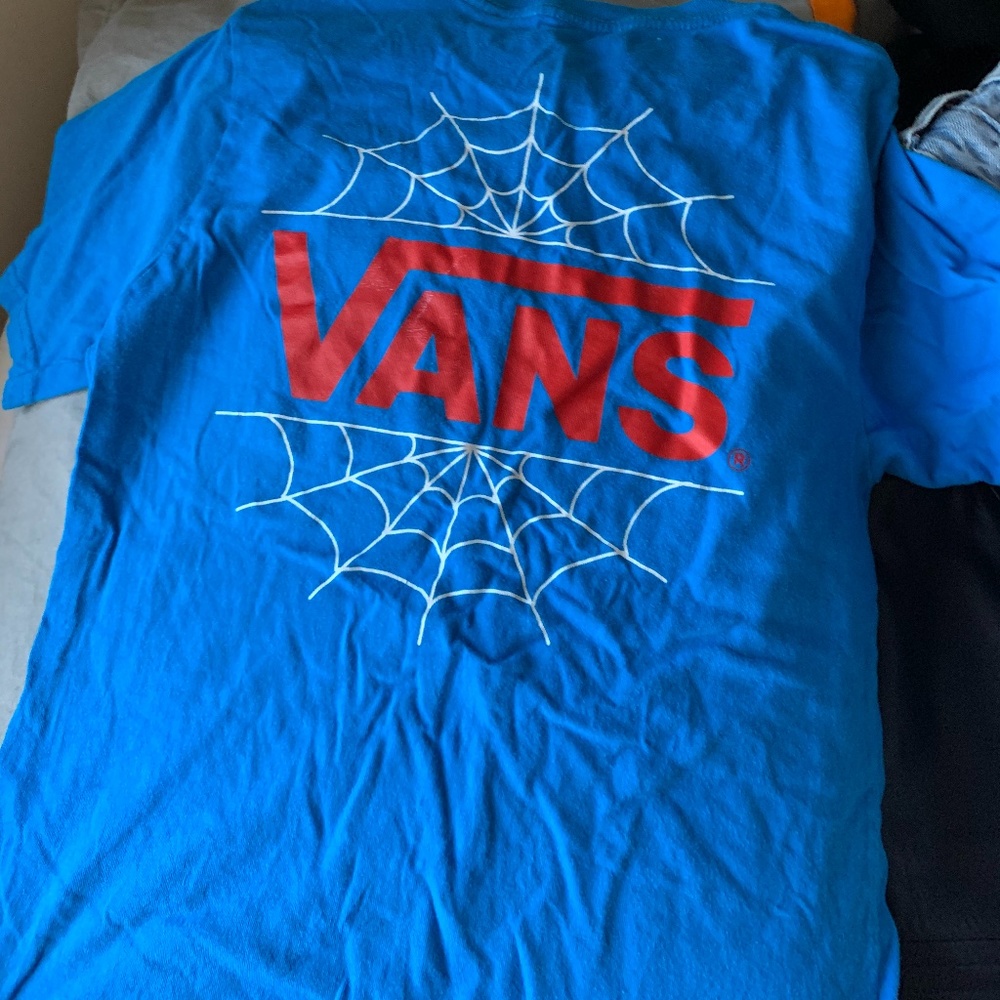 vans Spiderman shirt